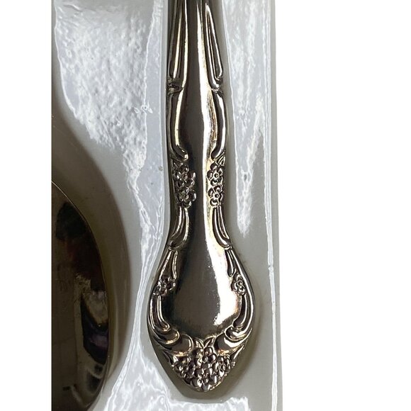 Honors Baby Silverplated Spoon & Fork Set - Picture 5 of 7